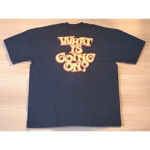 Dombresky Whats Going On Tshirt Unisex Size‎ XXL Black Short Sleeves